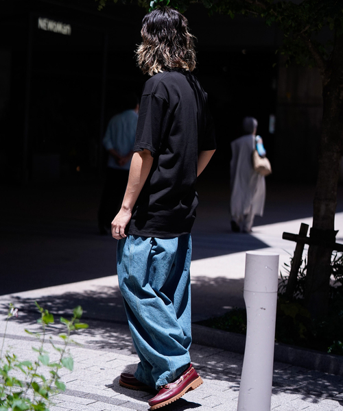 ANGLAN（アングラン）の「ANGLAN Stone Vintage Denim Balloon PANTS