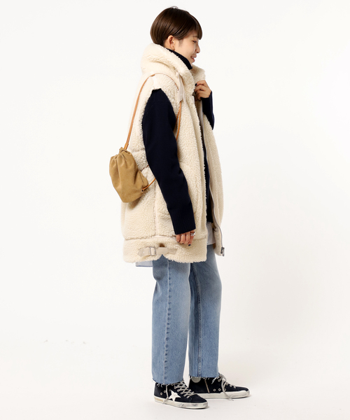 AP STUDIO（エーピーストゥディオ）の「【KURO/クロ】ボア B3 ベスト