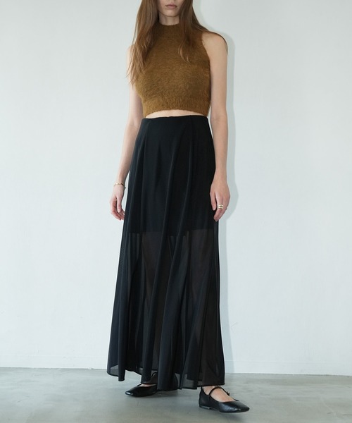 セール】SHEER FLARE MERMAID SKIRT（スカート）｜CLANE（クラネ）の