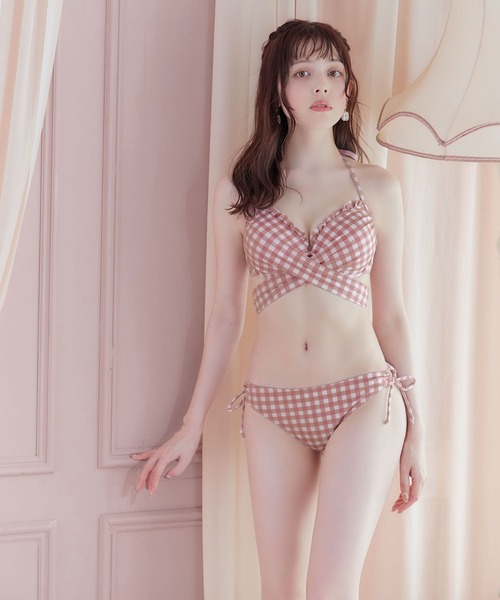 sugar nine（シュガーナイン）の「スカート付き2way ギンガムチェック