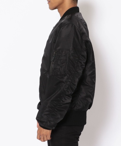 AVIREX（アヴィレックス）の「MA-1 BLACK / ブラック / AVIREX