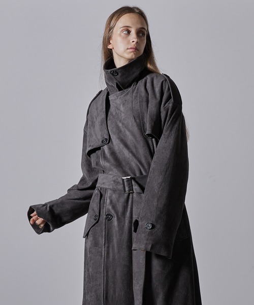 CLEL】Double Tech Fade Trench Coat/ダブルテックフェード トレンチ