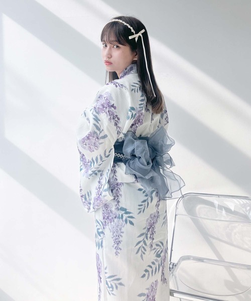 セール】◎花柄2wayセパレート浴衣 3点セット(キャミワンピース