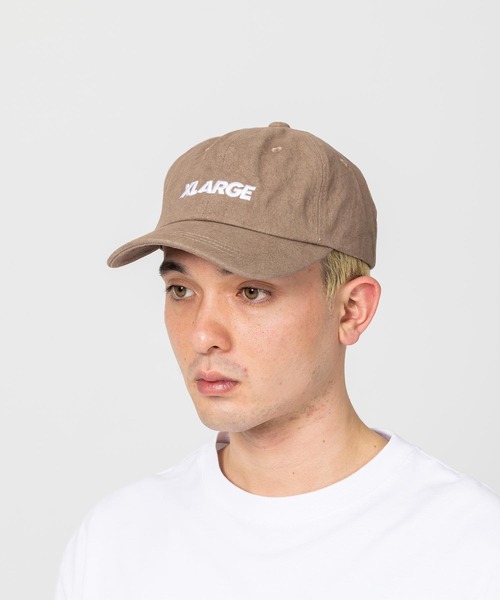 XLARGE（エクストララージ）の「WASHED STANDARD LOGO 6PANEL CAP