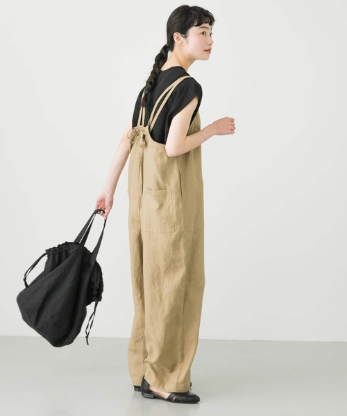 かぐれ（カグレ）の「リネンサロペット（サロペット/オーバーオール