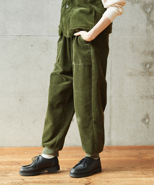 PAR ICI（パーリッシィ）の「8Wコーデュロイ 裾リブパンツ