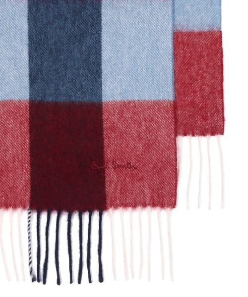 Paul Smith（ポールスミス）の「ブロックチェック カシミヤマフラー