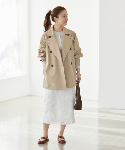 IENA（イエナ）の「ハーフトレンチコート（トレンチコート）」 - WEAR