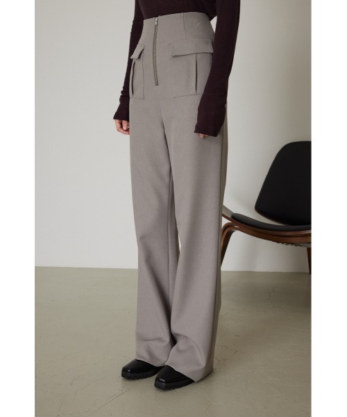 RIM.ARK（リムアーク）の「High waist zip PT（スラックス）」 - WEAR