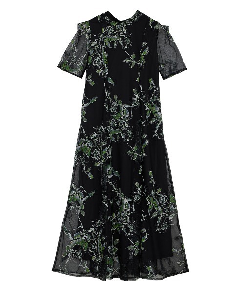 Ameri（アメリ）の「2WAY WILD ROSE CANVAS ART DRESS（ドレス）」 - WEAR
