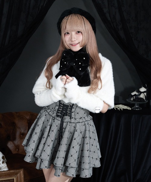 コルセットレースアップフレアスカート（スカート）｜Pal elfy（パル