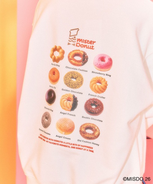 Mister Donut】フォトクルースウェット 627323（スウェット）｜LEPSIM