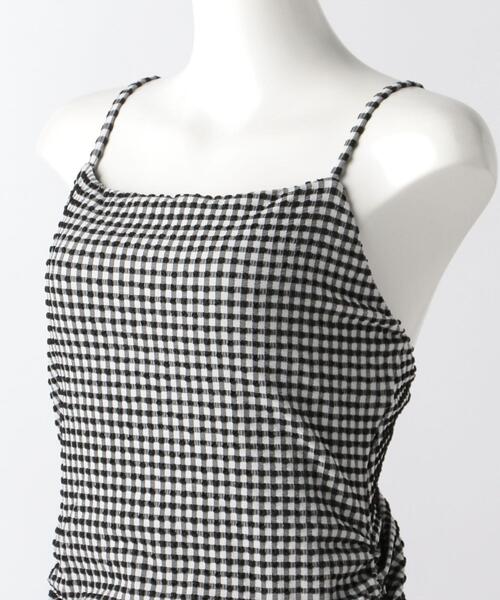 Lepidos（レピドス）の「＜Lepidos＞チェックシャーリングワンピース