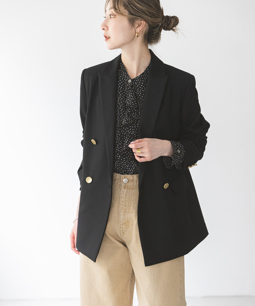 Noble（ノーブル）の「《追加》ウールミルドピークドラペルジャケット