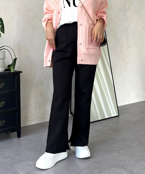 MOMO】スリットフレアパンツ（その他パンツ）｜prose verse（プロズ