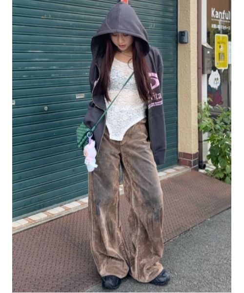 セール】L/W VINTAGE FLOCKY DENIM PT ローウエスト ヴィンテージ