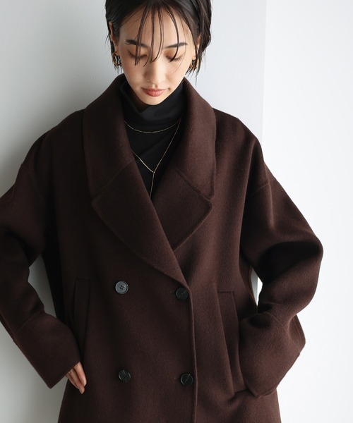 セール】【新色追加】ウールリバーPコート（ピーコート）｜evernavy