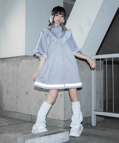 Pal elfy（パルエルフィー）の「ジャージワンピース（ワンピース