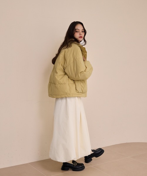 padding rib blouson/中綿リブブルゾン（ダウンジャケット/コート