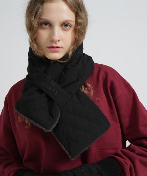 直営店限定》QUILTING FUR STOLE/キルティング ファー ストール