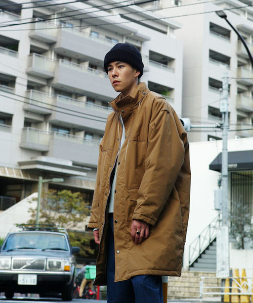 AURALEE（オーラリー）の「AURALEE FINX NYLON OX BATTING HOODED COAT