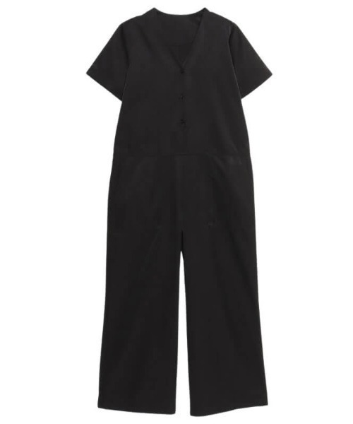 CREDONA（クレドナ）の「ハーフスリーブジャンプスーツ（つなぎ