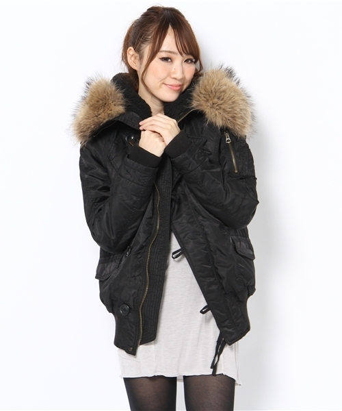 goa（ゴア）の「ラクーンファー付 N-2B（ミリタリージャケット）」 - WEAR