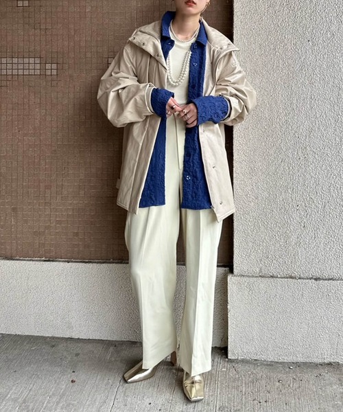 PASTING LIKE SYNTHETIC LEATHER JACKET（その他アウター）｜Ameri
