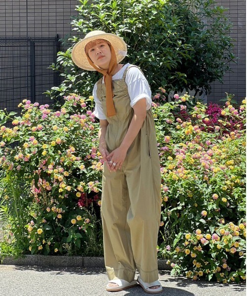 TODAYFUL（トゥデイフル）の「サイドギャザーコンビネゾン（つなぎ
