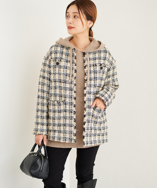 JOURNAL STANDARD（ジャーナルスタンダード）の「ツイードジャケット
