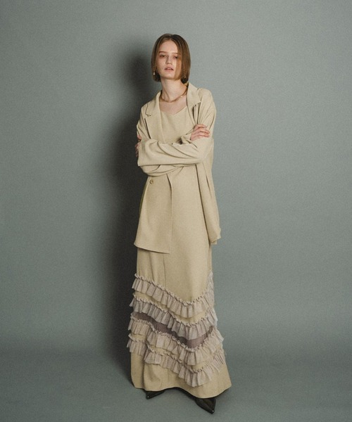 Transparent hem setup dress（ドレス）｜et.UNiVER（エトユニベール