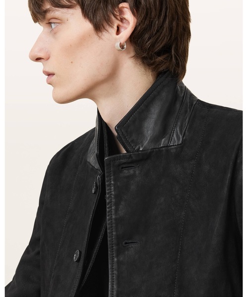 SURVEY DOUBLE LAYERED WAXED SUEDE BLAZER | SURVEY ダブル