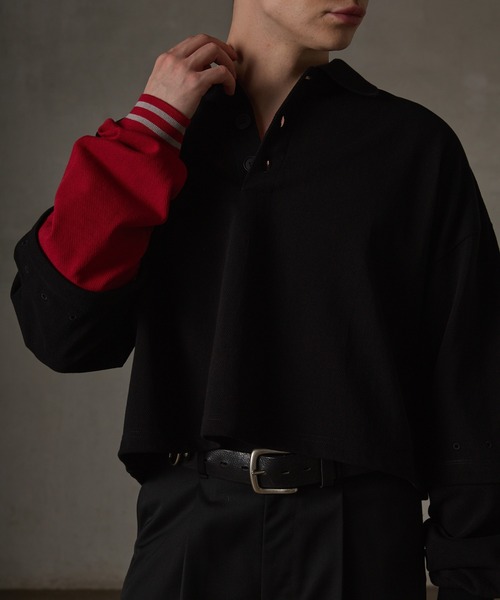 GRANCY（グランシー）の「【GRANCY】Ziplayered Wideshort Poloshirt
