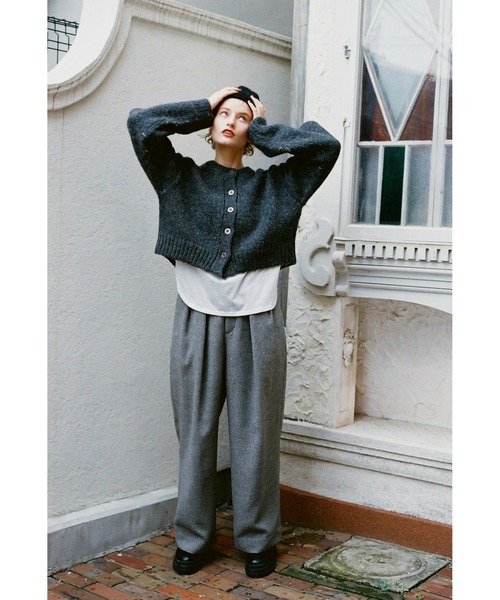 BLACK BY MOUSSY（ブラックバイマウジー）の「wool compact cardigan