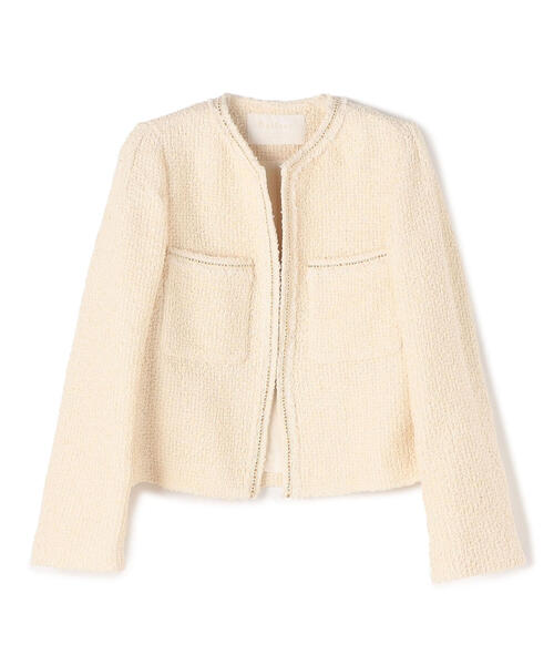 BALLSEY（ボールジィ）の「ツイストループツイード ノーカラー