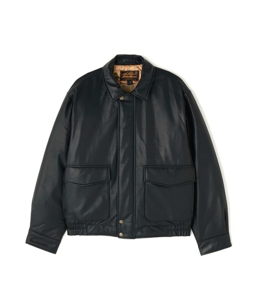 AVIREX × Eddie Bauer》LIGHT LEATHER BOMBER JACKET / ボンバー