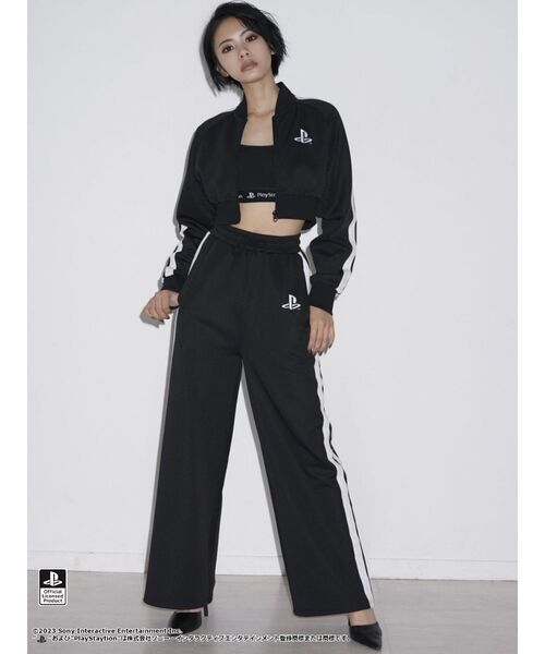 GYDA（ジェイダ）の「【セットアップ着用可】TWO LINE WIDE トラック