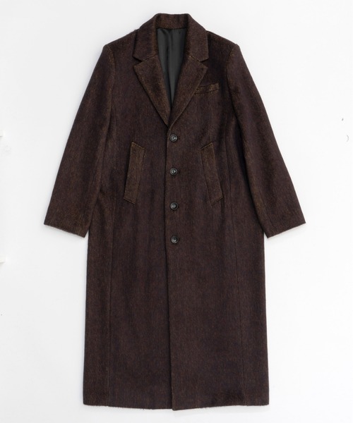 セール】Mohair Shaggy Long Coat/モヘアシャギーロングコート