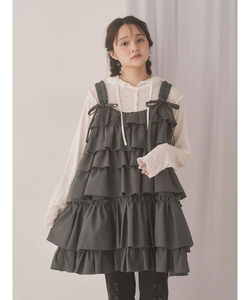 merry jenny（メリージェニー）の「ホイップクリームミニワンピース