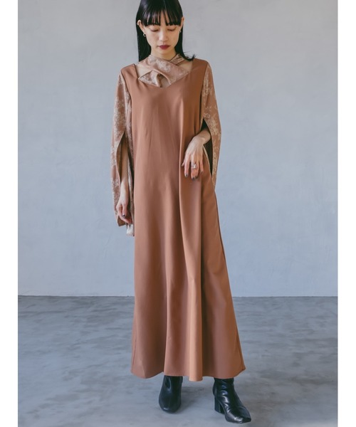 sahara（サハラ）の「【限定販売】Cross Neck Dress（ワンピース