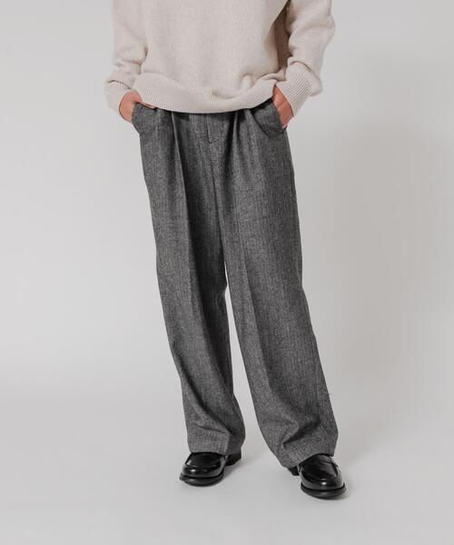 セール】ヘリンボーンワイドスラックス（その他パンツ）｜URBAN