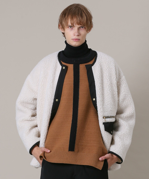 CULLNI（クルニ）の「【CULLNI】別注ノーカラーボアショートジャケット