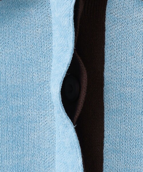 6（ロク）の「＜6(ROKU)＞シアージャカード ポロニット（ニット