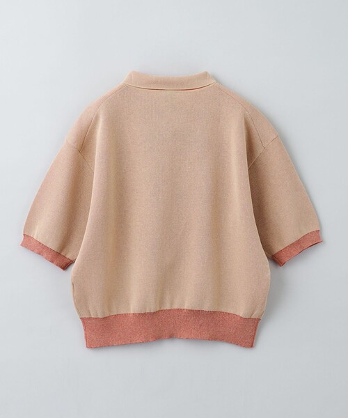 6（ロク）の「＜6(ROKU)＞カラーポイント ポロニット（ニット/セーター