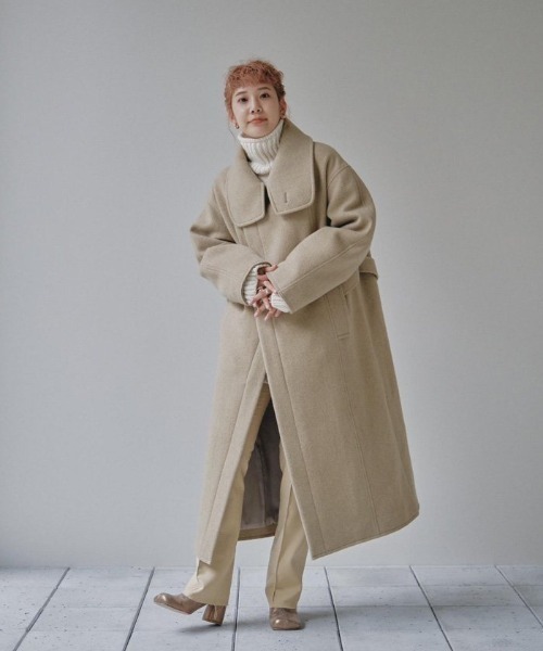 TODAYFUL（トゥデイフル）の「Standcollar Wool Coat（ステンカラー