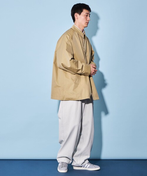 CITEN（シテン）の「＜CITEN＞バルカラー ハーフコート（ステンカラー