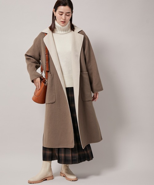 ROPE'（ロペ）の「【一部直営店舗・WEB限定】リバーシブルウールコート