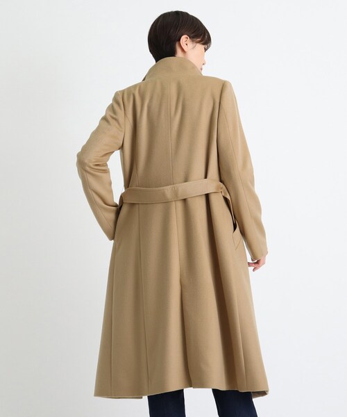 INDIVI（インディヴィ）の「◇【カシミヤ100％】スタンドカラーコート