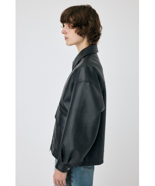 MOUSSY（マウジー）の「FAUX LEATHER OVER ジャケット（ブルゾン