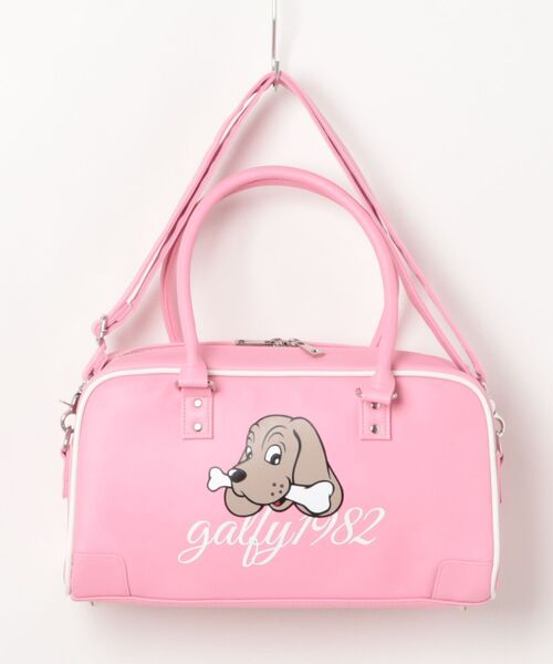 セール】【GALFY/ガルフィー】2WAY合皮ボストンショルダーバッグ/耐久